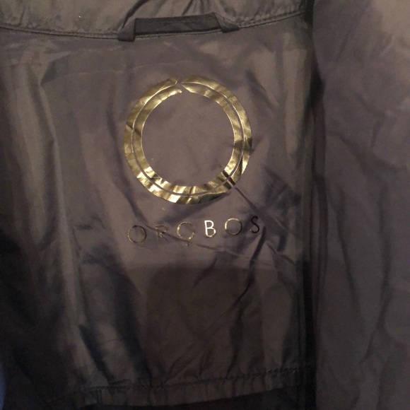 Orobos navy down asymmetrical zip jacket - Picture 2 of 3